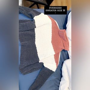 Oversized turtleneck sweater